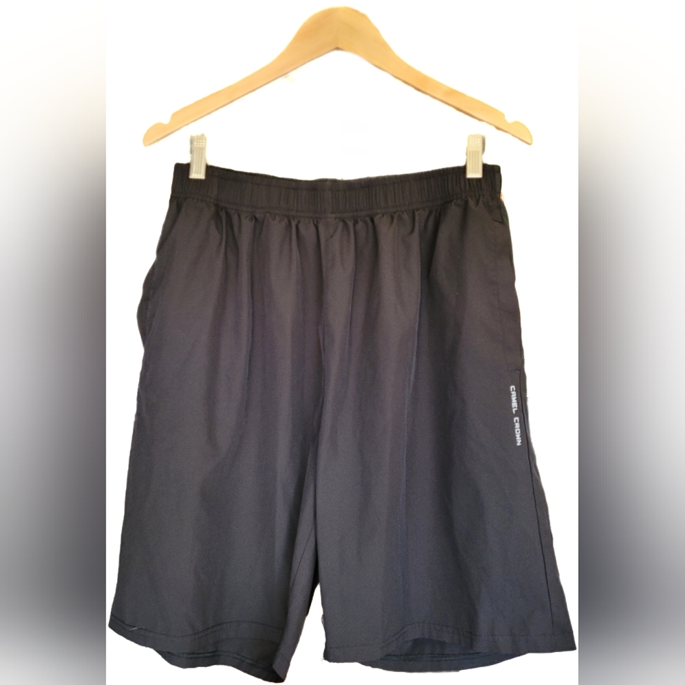 Camel Crown Men's Quick Dry Pockets Black Athletic Shorts - XXL - EUC